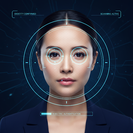 AI-powered face recognition scan